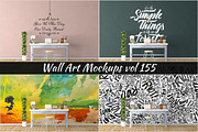 Wall Mockup - Sticker Mockup Vol 155