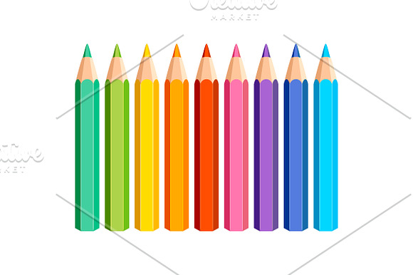 Pencils set + bonus in Objects - product preview 1
