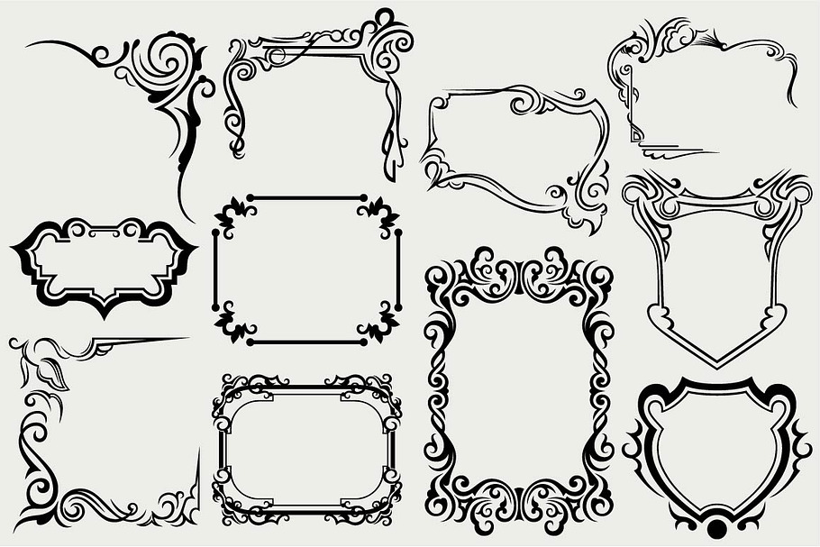 Vintage frames 16 in Patterns - product preview 8