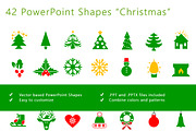 PowerPoint shapes "Christmas"