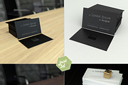 business cards presentation mockups
