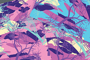 №219 Camouflage Pink Pattern