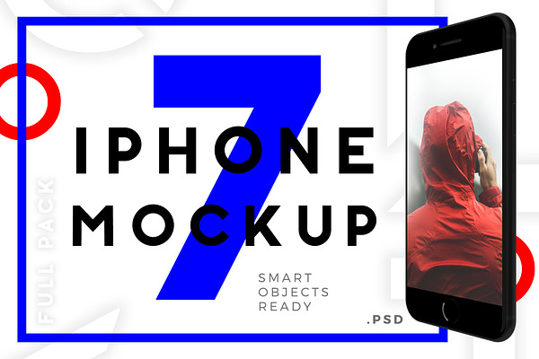 Mockup Iphone 7 Full Mock-up Pack