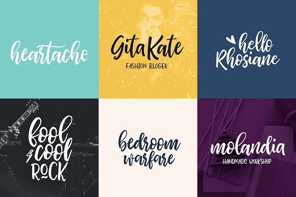 Bhatoshine - Fancy Font Duo in Website Fonts - product preview 4