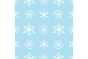 Seamless Pattern with Snowflakes