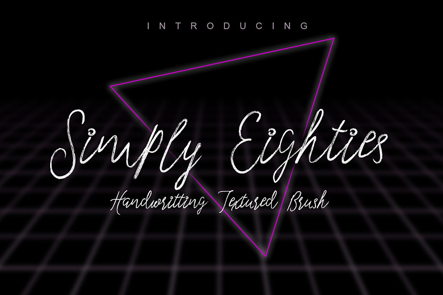 Simply Eighties Typeface in Script Fonts - product preview 8