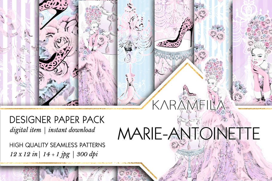 Marie-Antoinette Patterns in Patterns - product preview 8