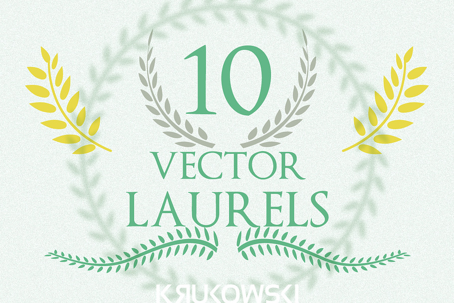 Vector Laurels in Illustrations - product preview 8