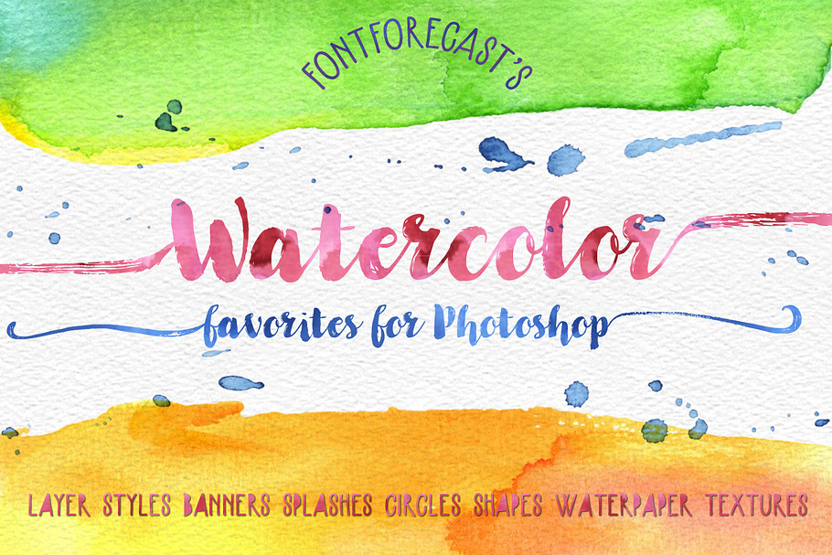 30% off FFC's Watercolor Favorites in Photoshop Layer Styles - product preview 8