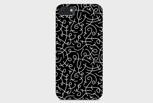 Hand drawn seamless curly patterns. in Patterns - product preview 1