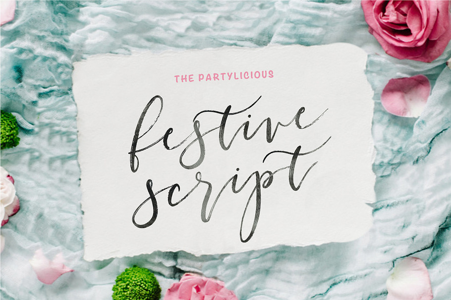 The Partylicious Festive Script in Script Fonts - product preview 8