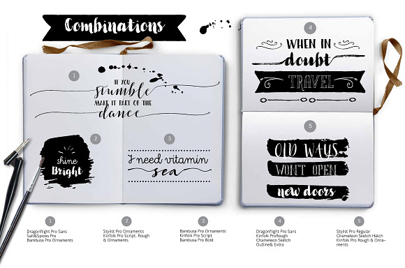 50% OFF FFC's Ink Favorites in Script Fonts - product preview 2