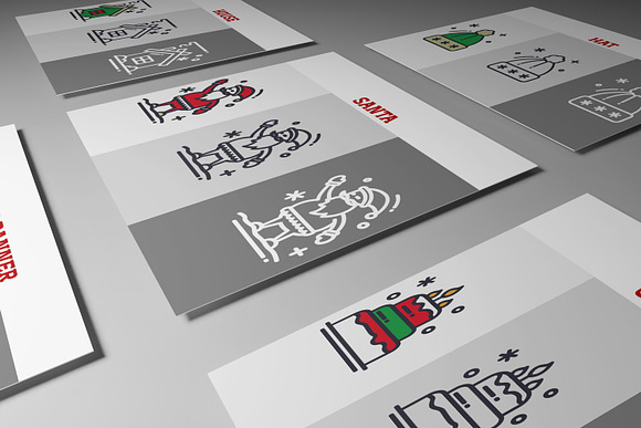 Christmas Presentation Icon Set in Graphics - product preview 1