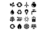 Ecology and Recycle Icons Set