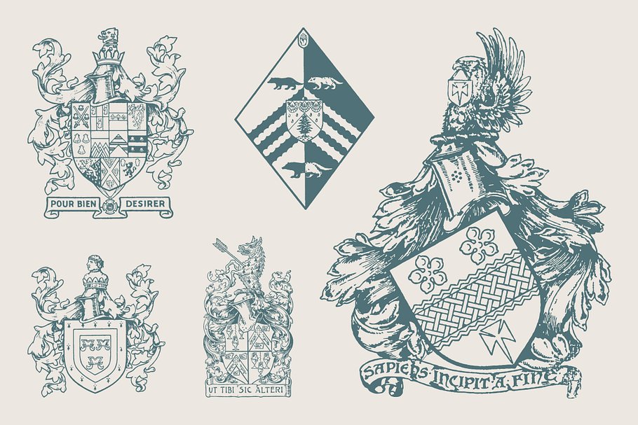 25 Coat Of Arms - Vol.1 in Illustrations - product preview 8