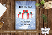 Boxing Day Sale Flyer Template