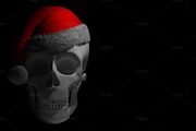 christmas skull
