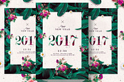 Classy New Year - Floral Invitation