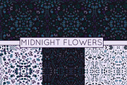 Floral Vector Patterns - Midnight