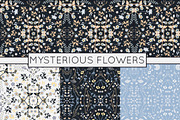 Seamless Floral Patterns - Vector