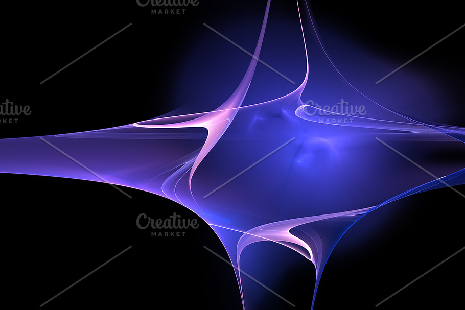 Blue curves abstract background in Patterns - product preview 8