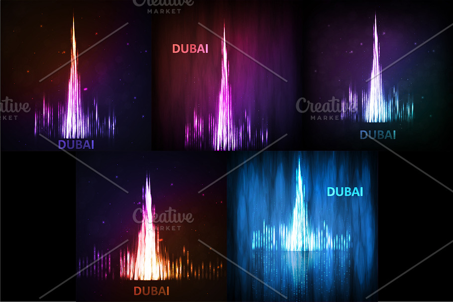 Abstract image of Dubai in Textures - product preview 8