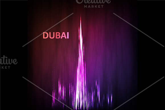 Abstract image of Dubai in Textures - product preview 2