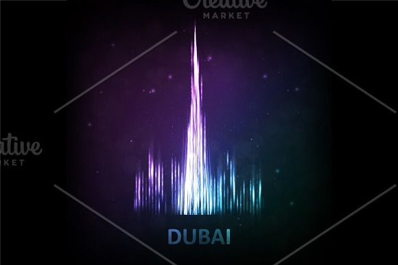 Abstract image of Dubai in Textures - product preview 3