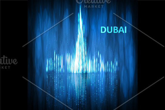 Abstract image of Dubai in Textures - product preview 5