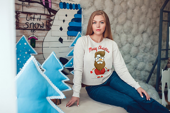 Christmas Sweatshirt Mock-Up Vol.2 in Product Mockups - product preview 3