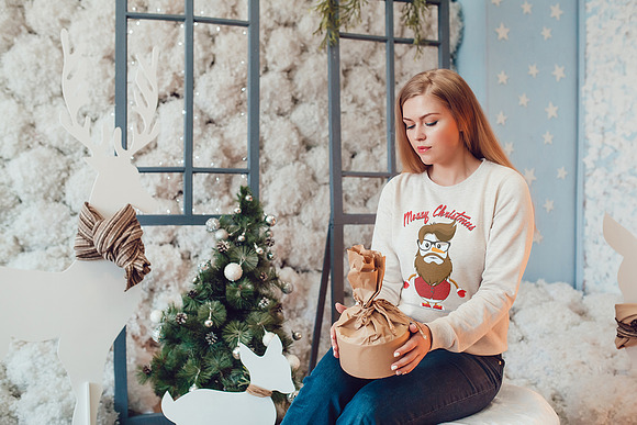 Christmas Sweatshirt Mock-Up Vol.2 in Product Mockups - product preview 4