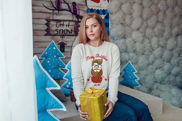 Christmas Sweatshirt Mock-Up Vol.2 in Product Mockups - product preview 5