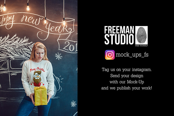 Christmas Sweatshirt Mock-Up Vol.2 in Product Mockups - product preview 11