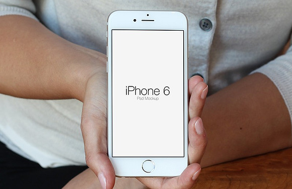iPhone 6 In Hand PSD Mockup in Mobile & Web Mockups - product preview 2