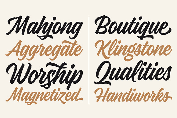 Kaleidos Rough in Script Fonts - product preview 1