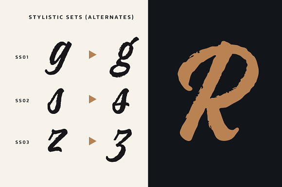 Kaleidos Rough in Script Fonts - product preview 5