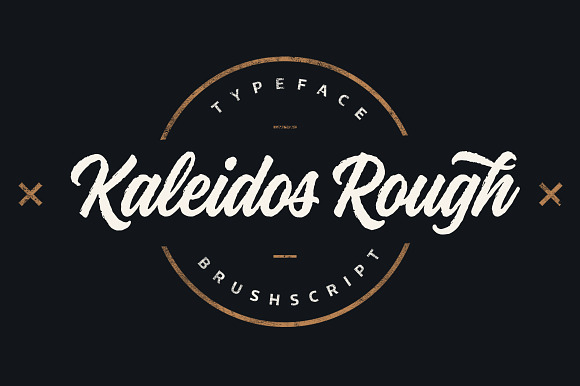 Kaleidos Rough in Script Fonts - product preview 6