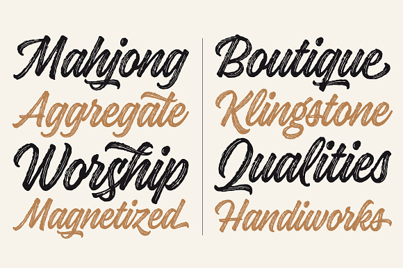 Kaleidos Textured in Script Fonts - product preview 5