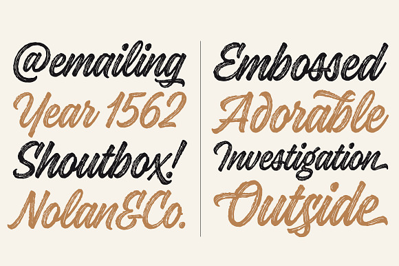 Kaleidos Textured in Script Fonts - product preview 6