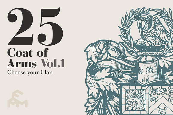 25 Coat Of Arms - Vol.1 in Illustrations - product preview 1