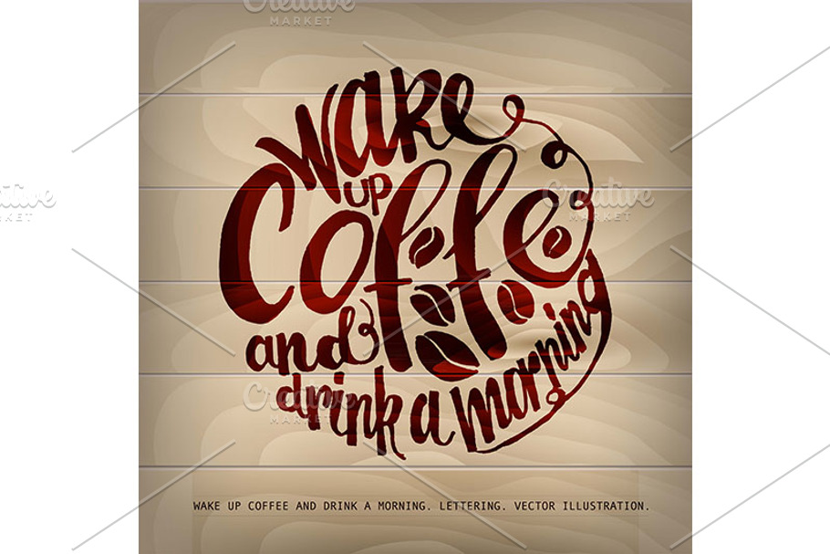 Coffe and work lettering. in Graphics - product preview 8