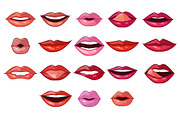 Lips Expressions and Shapes