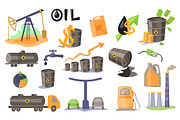 Oil Icon Set