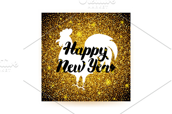 Happy New Year Postcards Lettering in Graphics - product preview 4