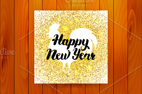 Happy New Year Postcards Lettering in Graphics - product preview 8