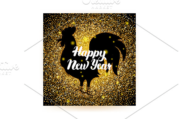 Happy New Year Postcards Lettering in Graphics - product preview 9