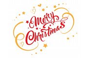Merry christmas text for Your design