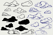 Clouds collection SVG