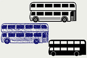 London city bus SVG