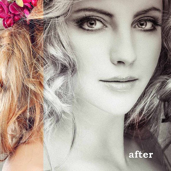 28 Grainy B & W Portrait Presets in Add-Ons - product preview 4